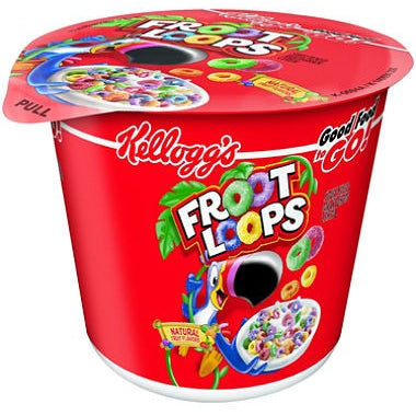 Kellogg's Froot Loops Cereal in a Cup (42g) - A Taste of the States