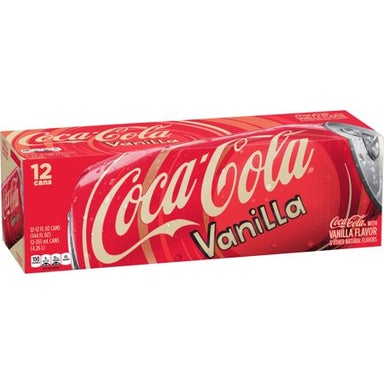 Coca-Cola Vanilla USA Fridge Pack (12 cans) - A Taste of the States