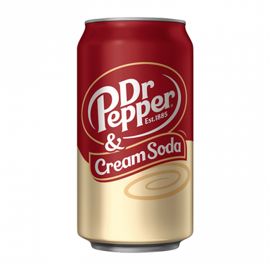 Dr Pepper & Cream Soda (12fl.oz) - A Taste of the States