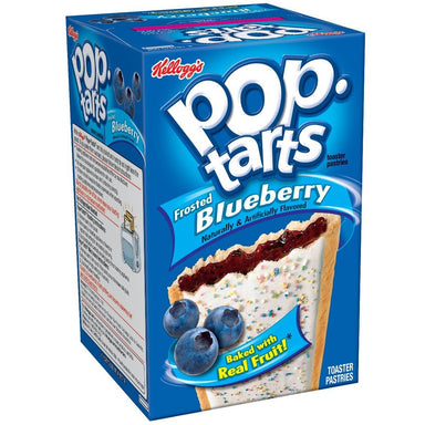 Kellogg's Pop Tarts Frosted Blueberry (8 pack) - A Taste of the States
