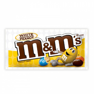 M&M's White Chocolate Peanut (1.4oz) - A Taste of the States