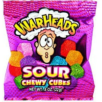 Warheads Sour Chewy Cubes Mini (22g) - A Taste of the States